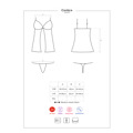 Sexy košilka Contica babydoll - Obsessive (1664263) - 3