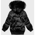 Černá krátká oversize bunda (H-1109-01) (3588062) - 2