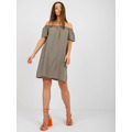 Dámské šaty-D73761M30145G-khaki (3334671) - 1