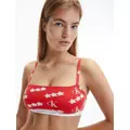 Dámská bralettka 2 pack 000QF6040E - W5H - Červená, Bílá - Calvin Klein (3121823) - 4