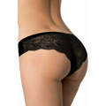 Dámské kalhotky Tanga black - JULIMEX (3107186) - 3