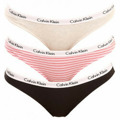 Kalhotky 3pcs QD3588E - W5A - Vícebarevná - Calvin Klein (3237864) - 1