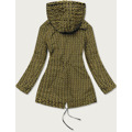 Černá/žlutá dámská parka (W702BIG) (2932307) - 5