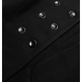 Černý dámský kabát plus size s kapucí (2728) (3243989) - 3