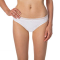 Dámské kalhotky s krajkou FANCY COTTON MINISLIP - BELLINDA - bílá (2683523) - 1