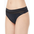 Dámská tanga QF6047E UB1 černá - Calvin Klein (2513374) - 1