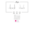 Polopodprsenka Miamor half-bra - Obsessive (2027590) - 2