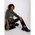 Mikina DHJ BL 15658.35 tmavá khaki (3448449) - 10