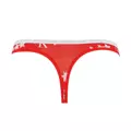 Dámské tanga 2pack QD3788E - W5H - Červená, bílá - Calvin Klein (3111901) - 2