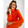 Dámský svetr LC SW 8015 oranžový (3527580) - 9