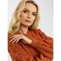 Dámský svetr LO SW LK 3001 kardigan.82P tmavě oranžový (3558472) - 3