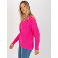 Dámský svetr LC SW 0321 fluo růžový (3519124) - 16