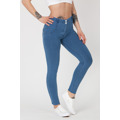 Dámské džíny - Mid Waist Light Blue - BST-JMWLB - Boost Jeans (3511940) - 14