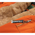 Oranžová dámská zimní bunda parka (CAN-588) (3605241) - 4