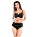 Vysoké dámské kalhotky NAKED 19064 BLACK (3569710) - 3