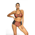 New Design Plavky lesklé dámské Syndy Nero-Red M-606 (2) (1688400) - 4