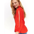 Top Secret Košile dámská červená s volánkem (1151618) - 7
