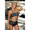 New Design Plavky lesklé dámské Syndy Nero-Nero M-606 (1) (1688401) - 1
